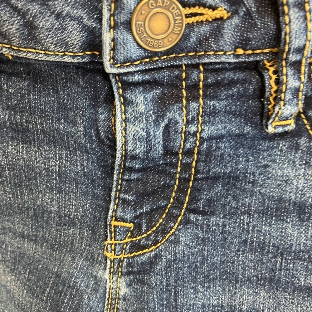 Classic Youth Blue Denim Jeans with Fading and Slim Fit - Picture 4 of 15